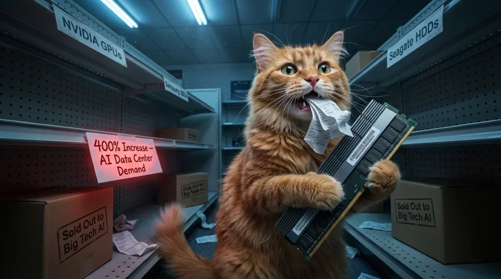 Niedobór RAM 2026: Dlaczego ceny GPU i dysków SSD drastycznie rosną?