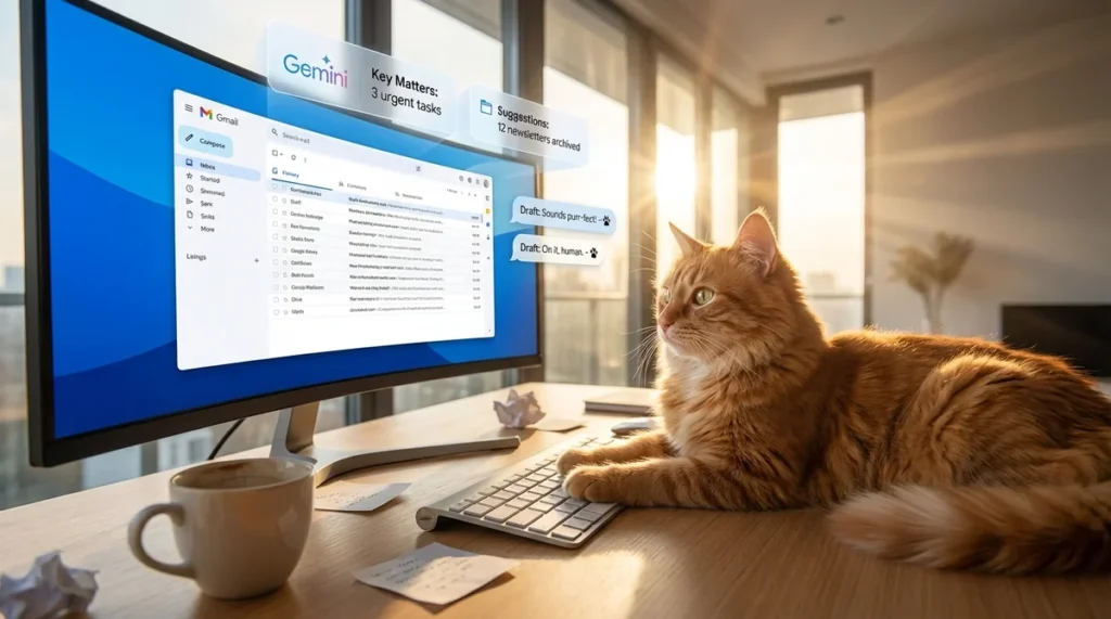 Nowe funkcje AI w Gmailu Gemini 2026