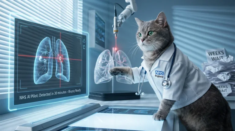NHS testuje AI i roboty w diagnostyce raka płuc