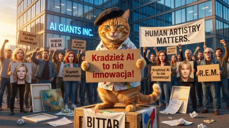 Bunt artystów przeciw AI: Kampania „Kradzież to nie innowacja” - Stealing Isn’t Innovation