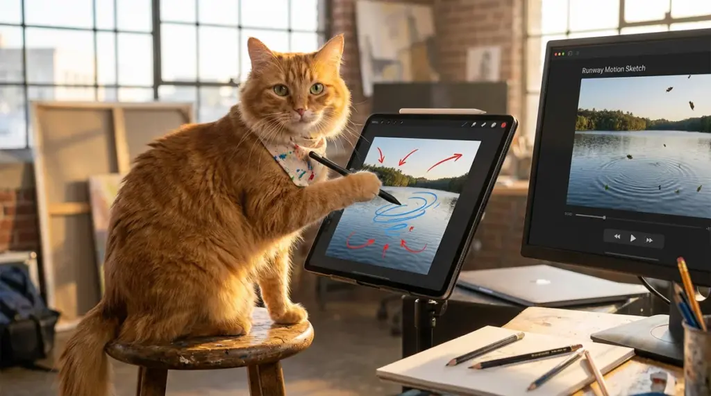 Runway Motion Sketch: Zamień bazgroły w wideo AI