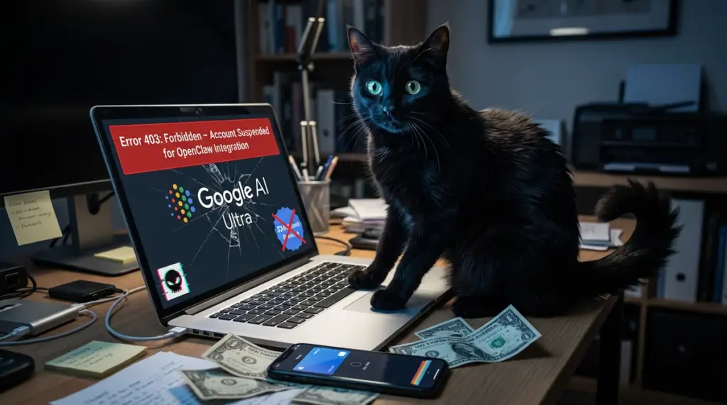 Google blokuje konta AI Ultra przez OpenClaw OAuth