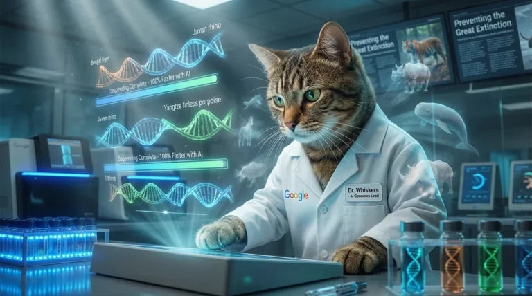 AI Google ratuje DNA 13 wymierających zwierząt