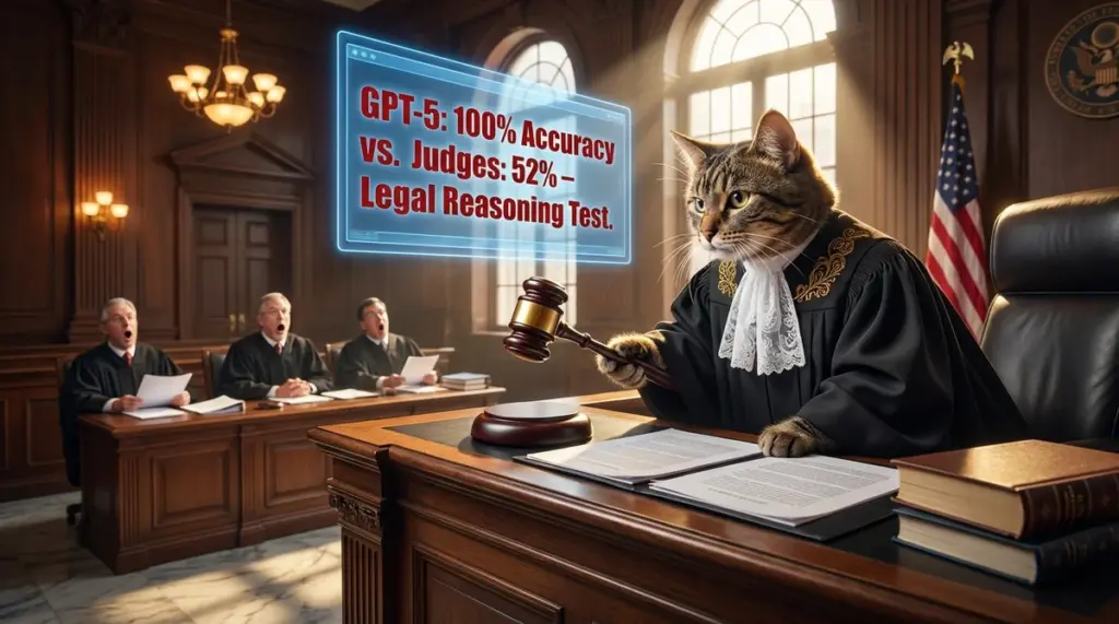 Czy GPT-5 jest lepszym prawnikiem niż sędziowie USA?