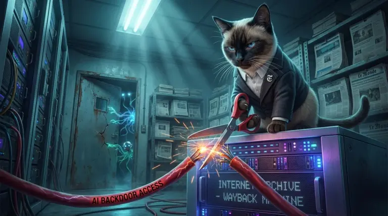 Wydawcy blokują Wayback Machine przed AI