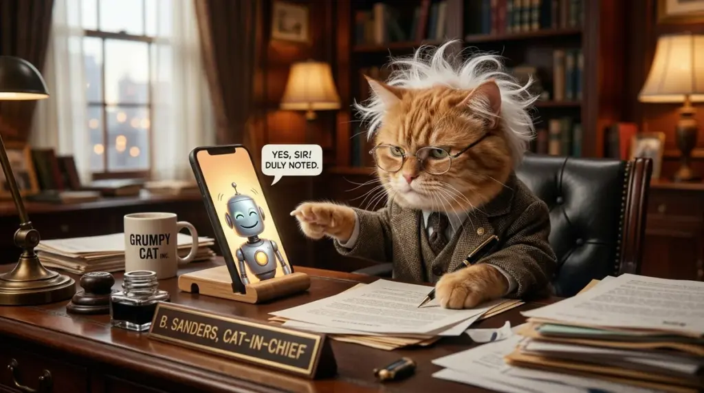 Bernie Sanders kontra Claude AI - wideo o prywatności stało się memem