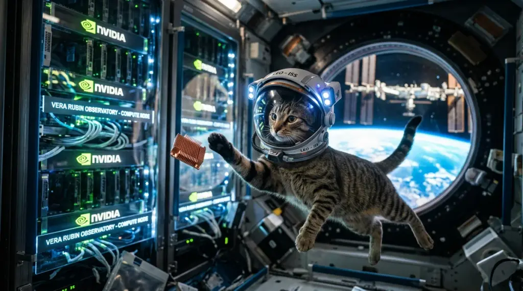 Nvidia Space-1 Vera Rubin – orbitalne centra danych AI od Jensena Huanga