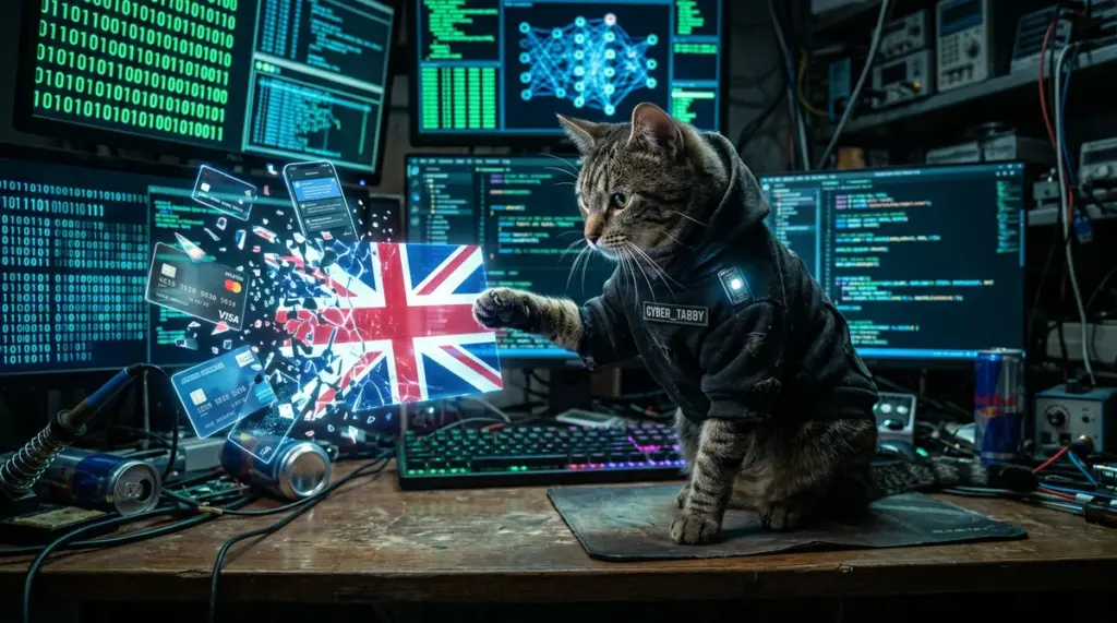 Rekord 444 tys. oszustw AI w UK: Przejmowanie kont i fraud