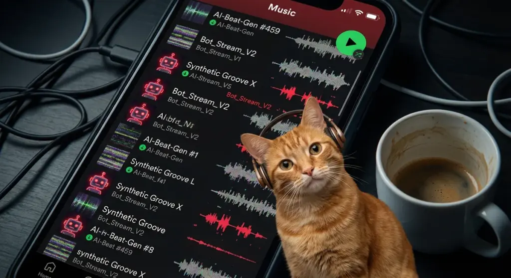 Deezer tonie w muzyce z AI. Prawie połowa nowości to boty