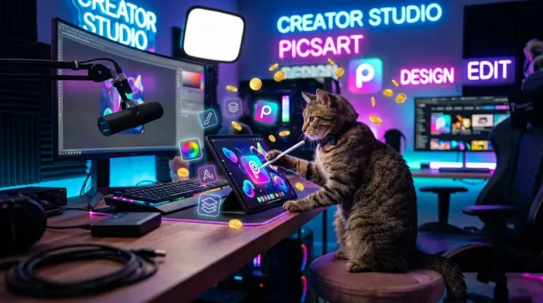 Earn with Picsart: Jak zarabiać na AI bez miliona followersów