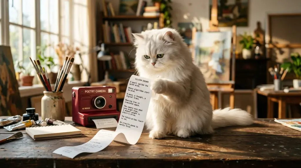 Poetry Camera - aparat AI, który zamiast zdjęć drukuje wiersze
