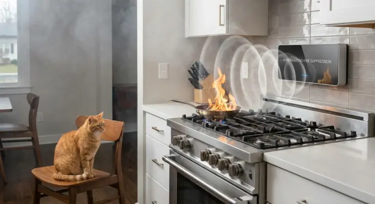 Sonic Fire Tech gasi ogień dźwiękiem. Czy to koniec ery zraszaczy?