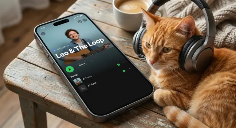 Spotify wprowadza zielone odznaki dla ludzi. AI zostaje na aucie