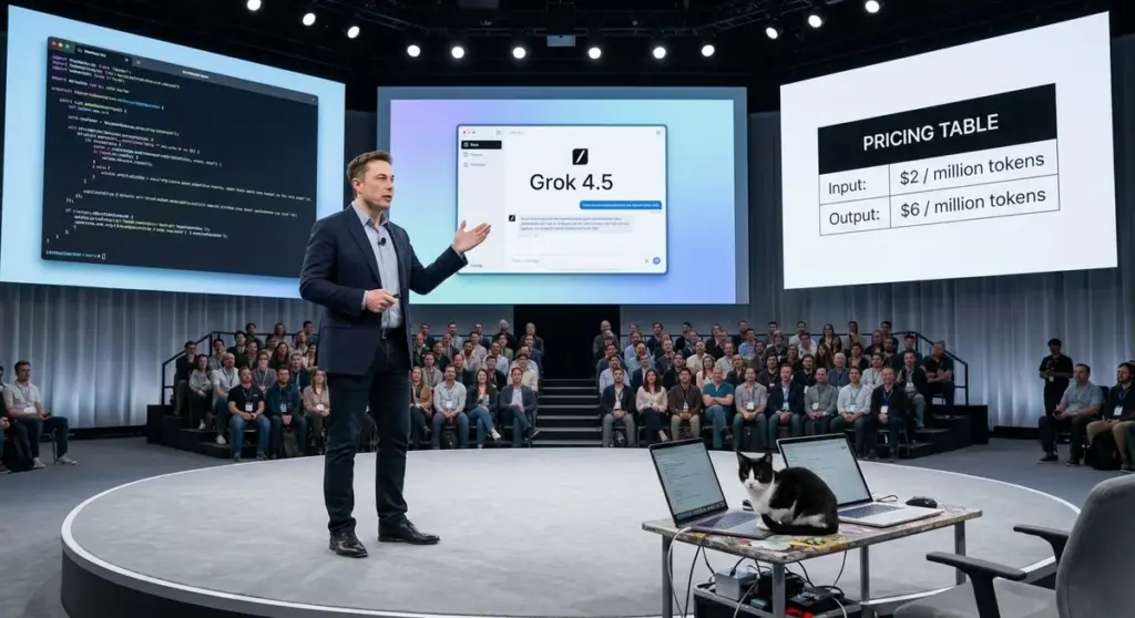 SpaceXAI wypuszcza Grok 4.5. Musk porównuje go z Opus, ale stawia na niższą cenę